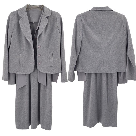 VINTAGE 1960s union made HENRY LEE wool sweater winter jacket dress sz SMALL - Picture 9 of 16